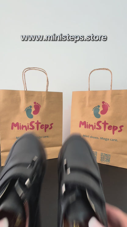 Black Leather Sneakers